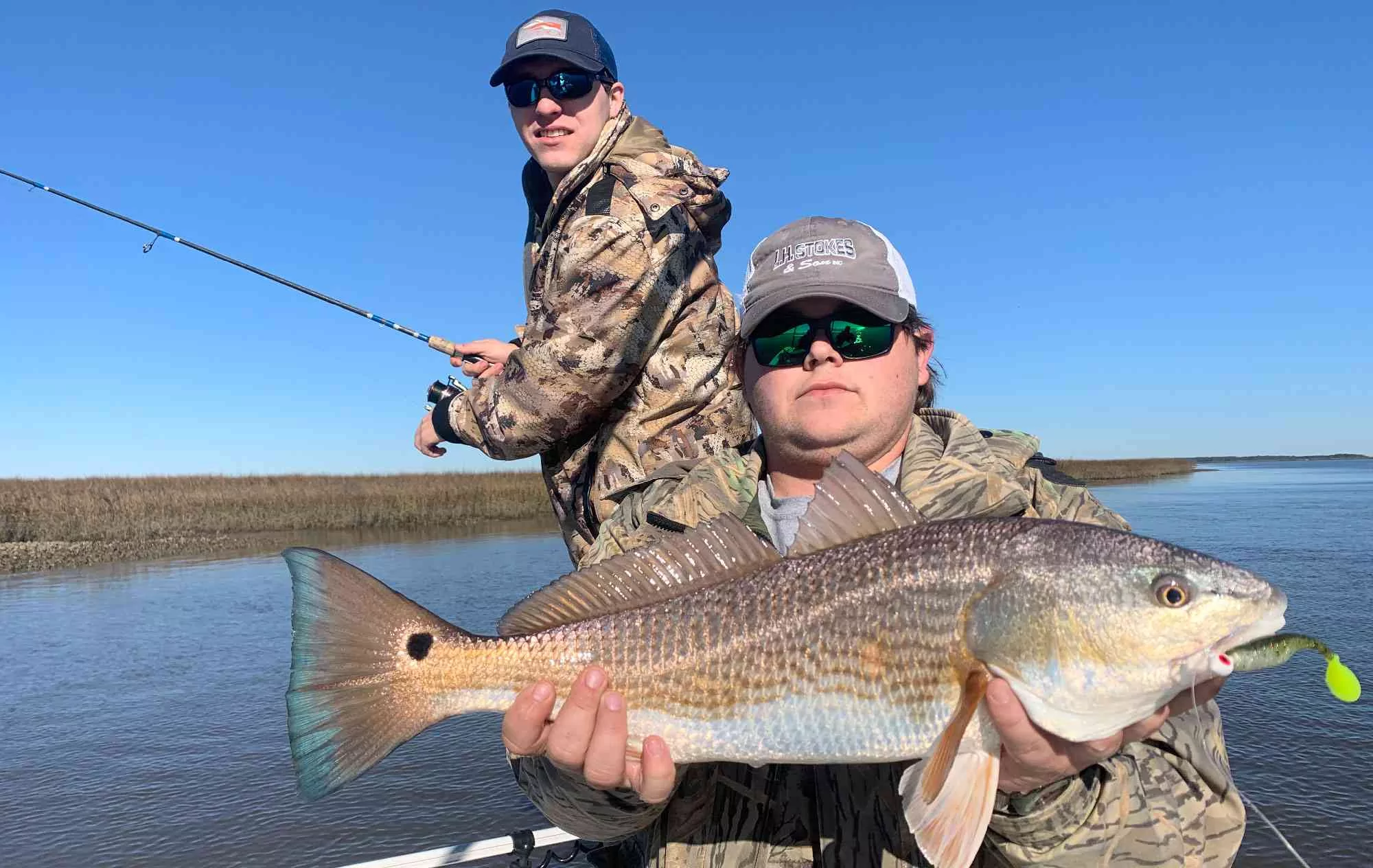 a picture of 2020 Winter Fishing Report with Carolina Guide Service