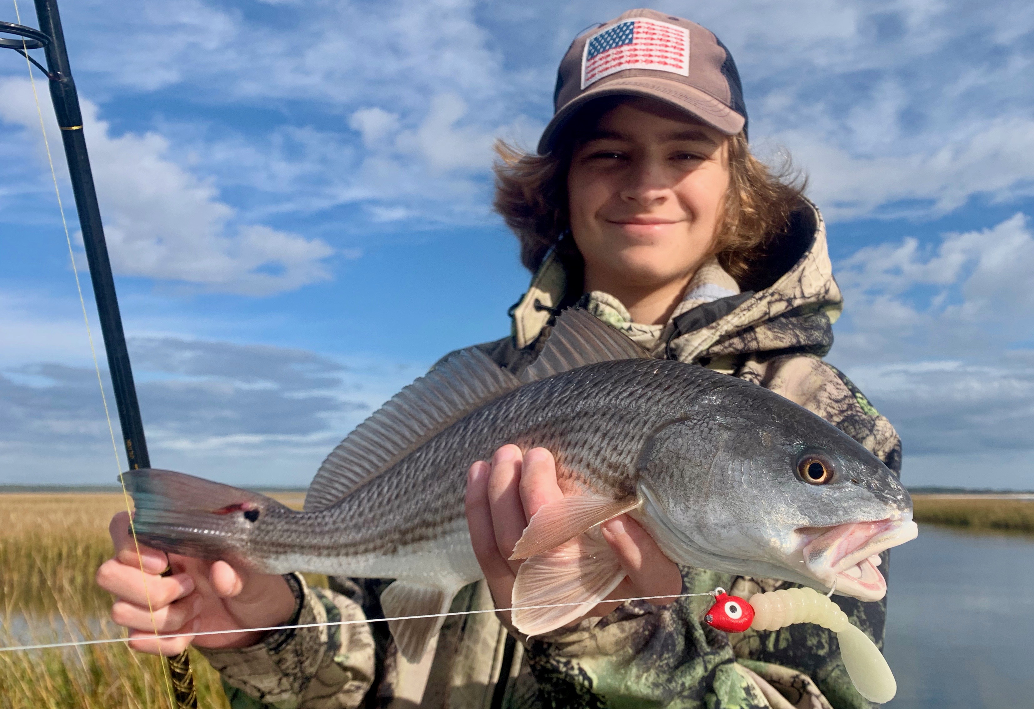 DOA Lures redfish south Carolina Captain Jordan Pate