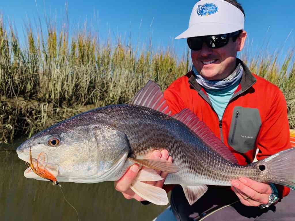 a picture of Springtime Redfish In Georgetown with Carolina Guide Service