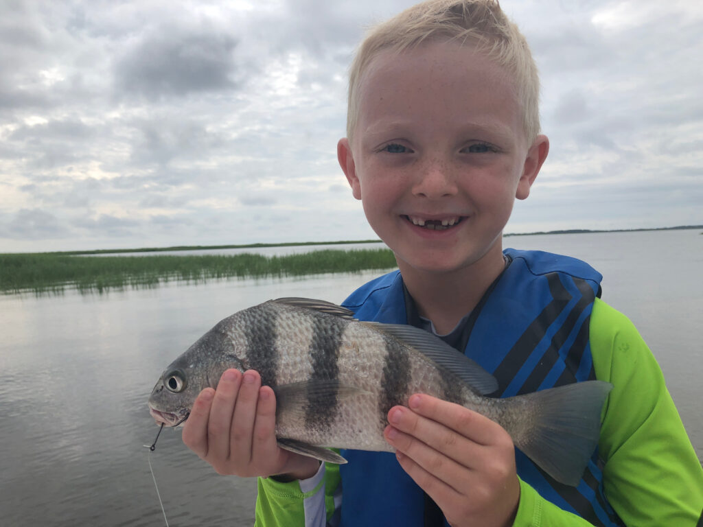 Black Drum Kids Fishing Charters