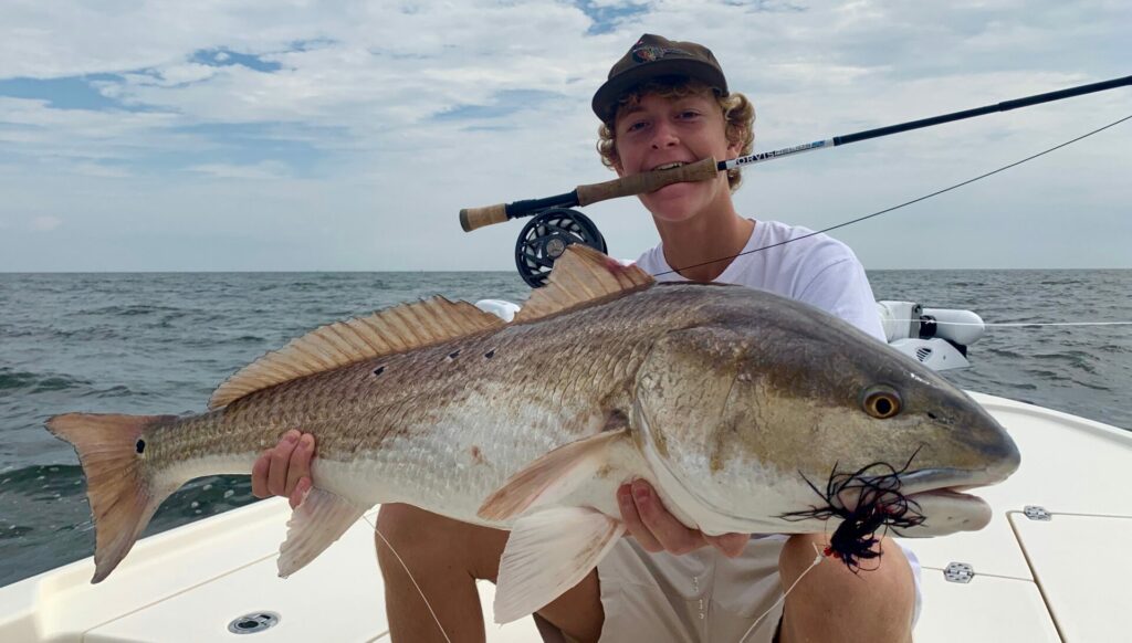 Bull Redfish on the Fly