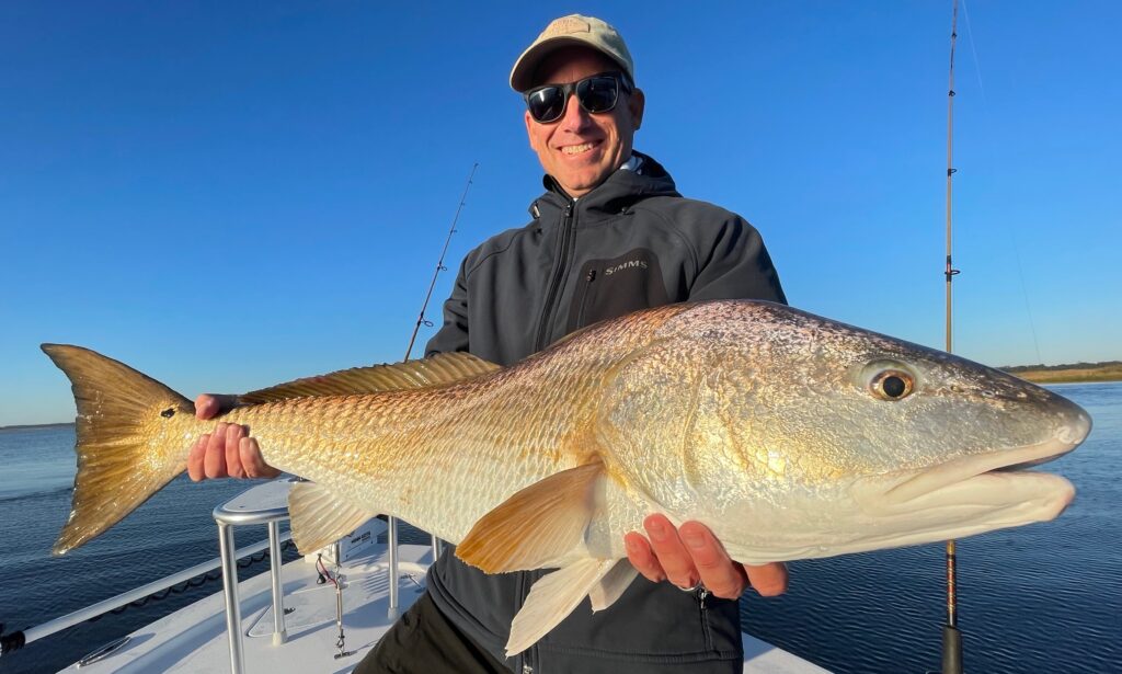 a picture of Fall Bull Redfish Run with Carolina Guide Service