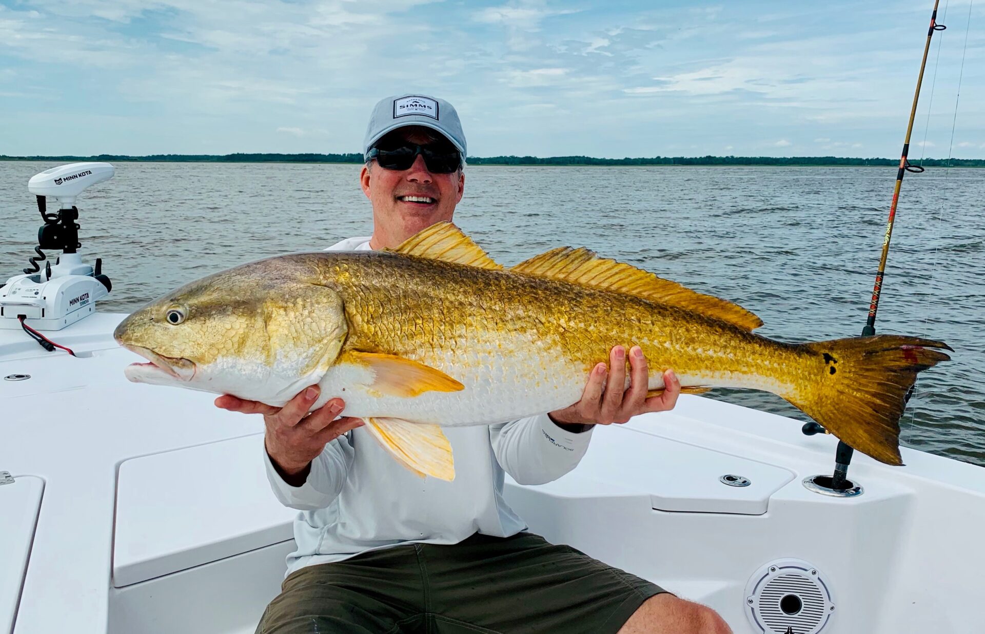 a picture of Fall Redfish in Winyah Bay with Carolina Guide Service