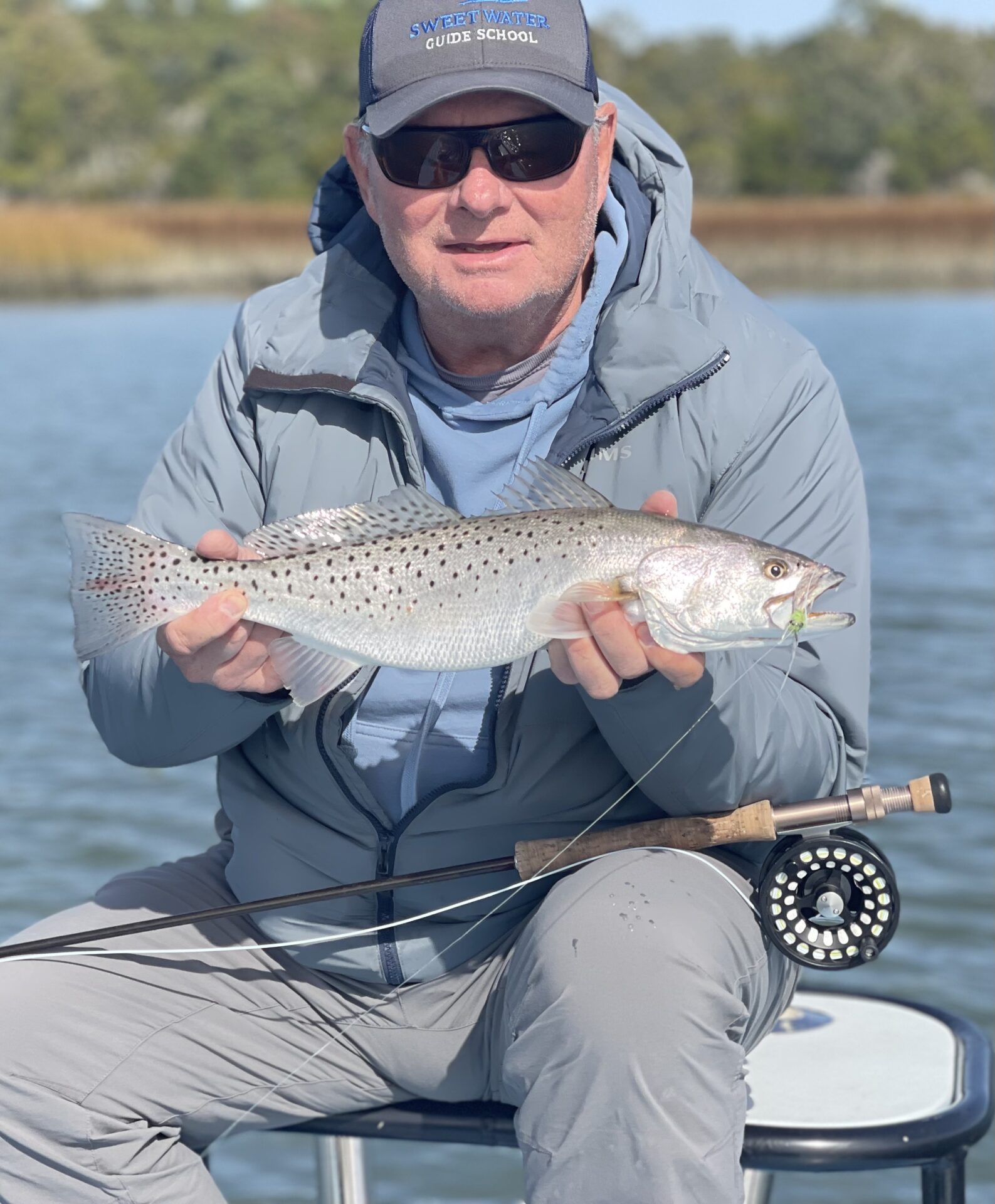 a picture of the First Fish of Fall in South Carolina with Carolina Guide Service