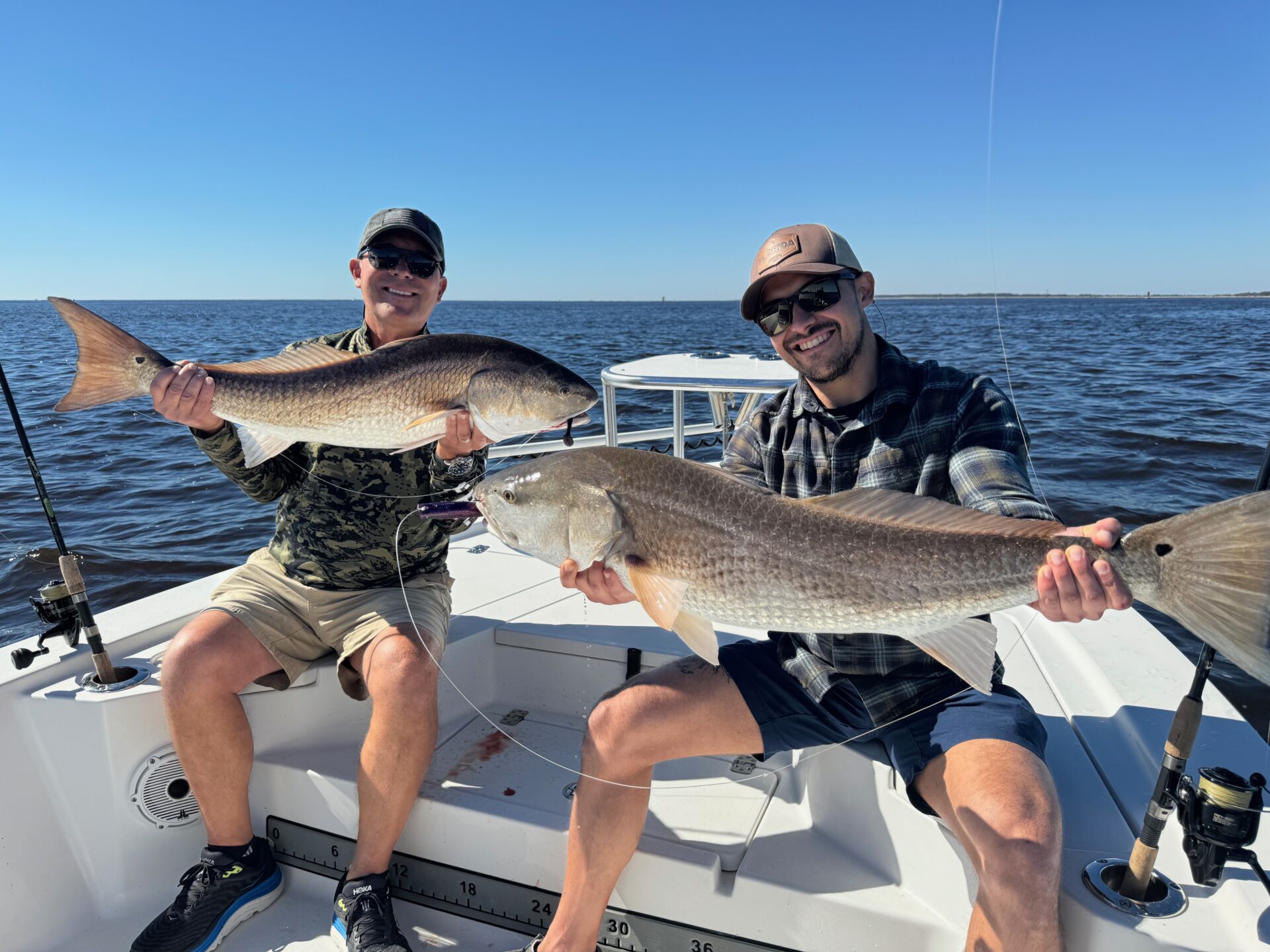 a picture of South Carolina Inshore/Nearshore Fishing Calendar 2026 with Carolina Guide Service